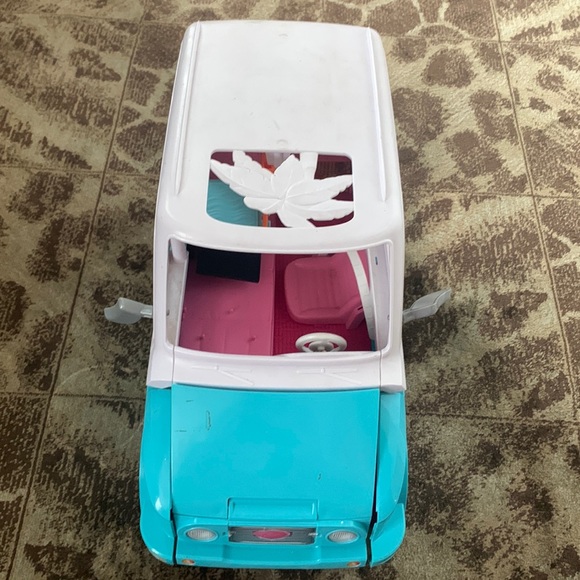 Barbie Toys Barbie Ultimate Puppy Mobile Blue Vehicle Jeep Van